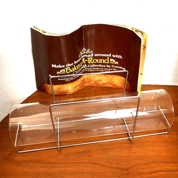 70’s Pyrex Bake-a-Round Glass Bread Baking Tube 14" EUC - Picture 1 of 8